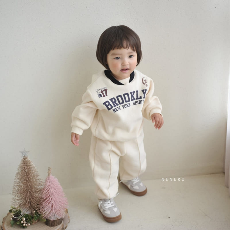 Neneru - Korean Baby Fashion - #babyoutfit - Spo Top Bottom Set - 2