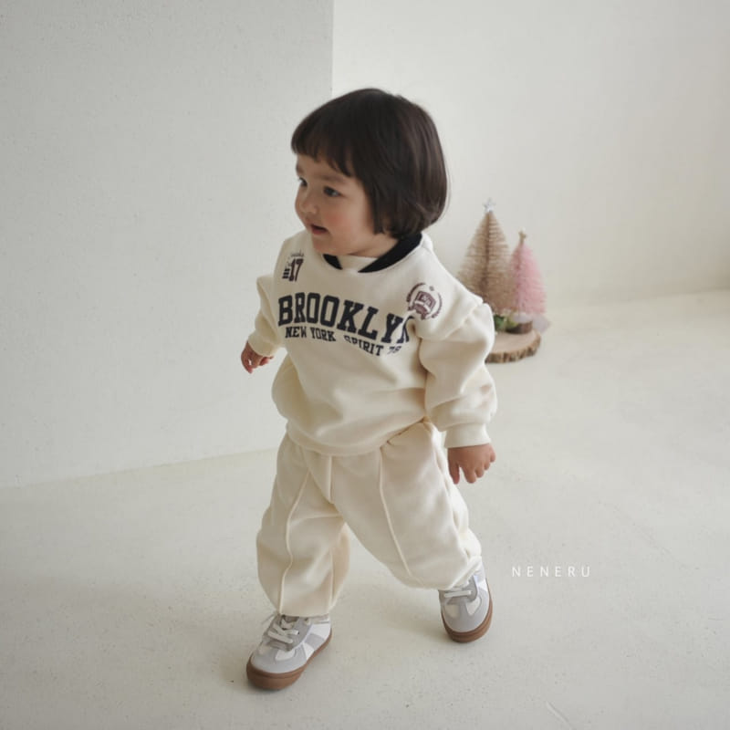 Neneru - Korean Baby Fashion - #babyoutfit - Spo Top Bottom Set - 4