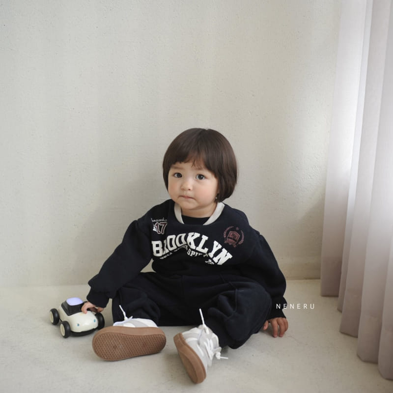 Neneru - Korean Baby Fashion - #onlinebabyboutique - Spo Top Bottom Set - 5