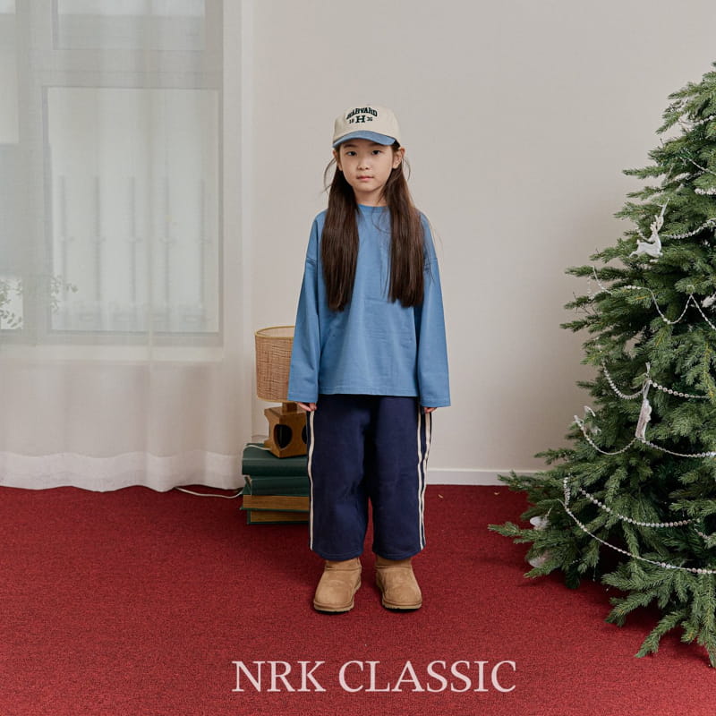 Nrk - Korean Children Fashion - #Kfashion4kids - Fleece Tape Pants - 10