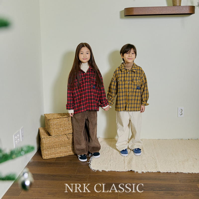 Nrk - Korean Children Fashion - #childofig - Fleece Check Shirt - 11
