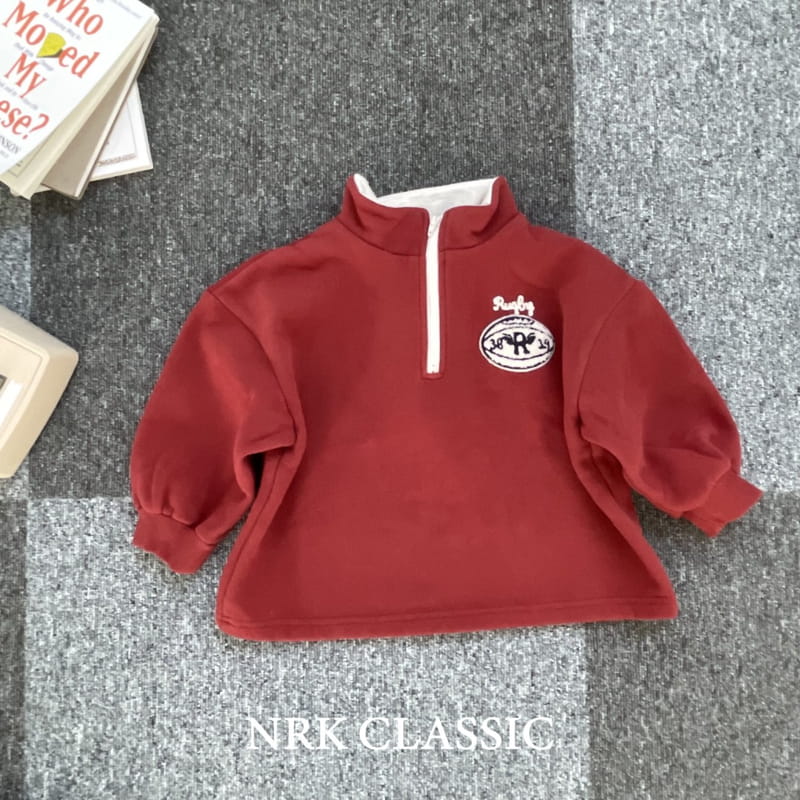 Nrk - Korean Children Fashion - #childofig - Zipper Embroidery Sweatshirt - 2