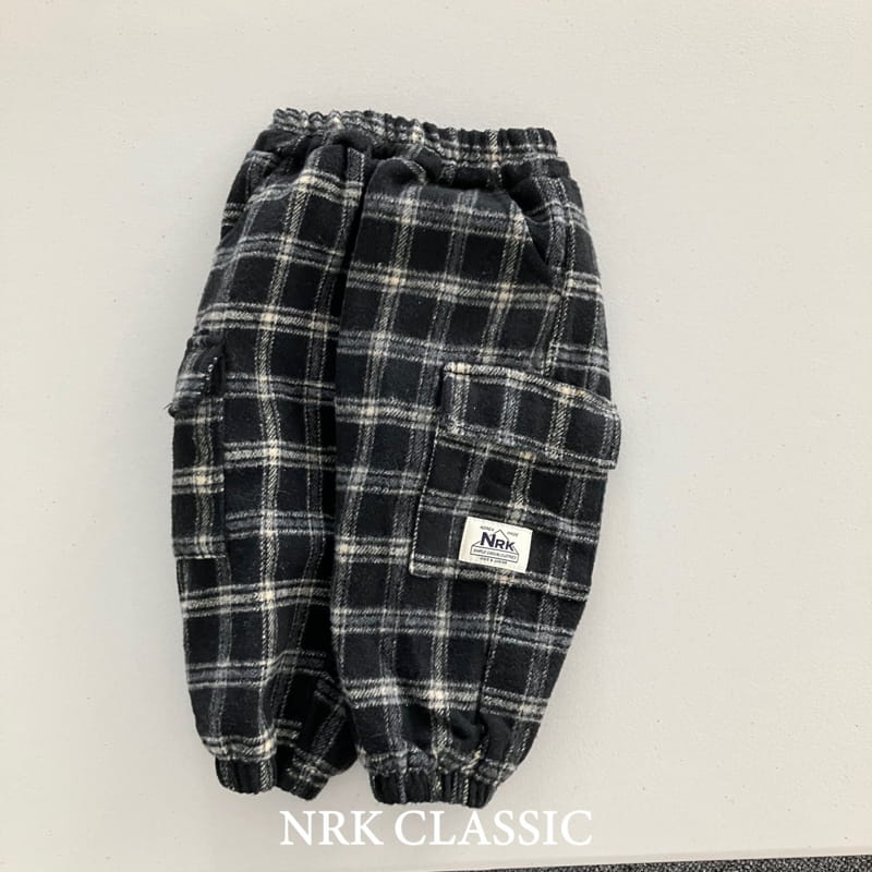Nrk - Korean Children Fashion - #childofig - Cargo Check Pants - 2