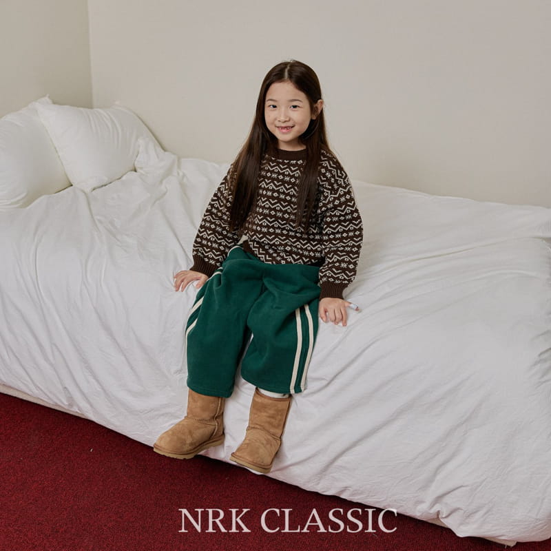 Nrk - Korean Children Fashion - #childrensboutique - Jacquard Knit Tee - 8