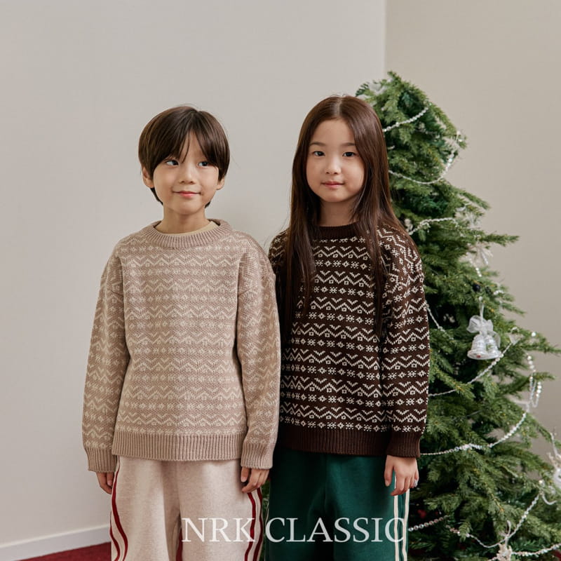 Nrk - Korean Children Fashion - #designkidswear - Jacquard Knit Tee - 9
