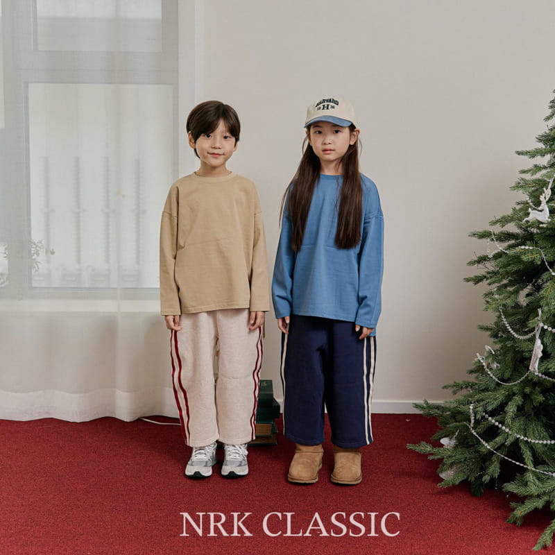 Nrk - Korean Children Fashion - #discoveringself - Basic Slit Tee - 10
