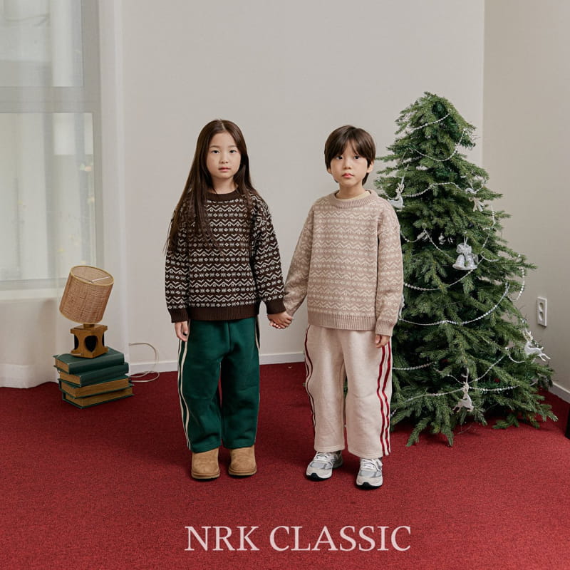 Nrk - Korean Children Fashion - #fashionkids - Jacquard Knit Tee - 11
