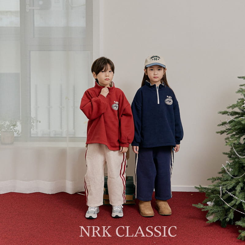 Nrk - Korean Children Fashion - #fashionkids - Zipper Embroidery Sweatshirt - 6