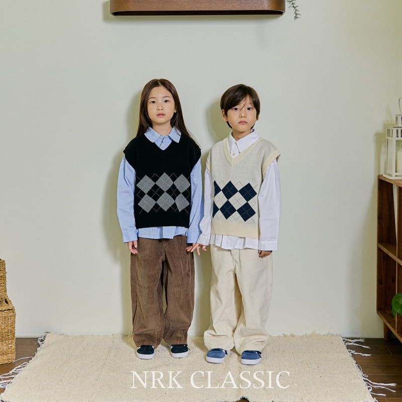 Nrk - Korean Children Fashion - #kidsshorts - Cott Argyle Vest - 9