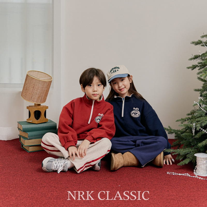 Nrk - Korean Children Fashion - #kidsshorts - Zipper Embroidery Sweatshirt - 7