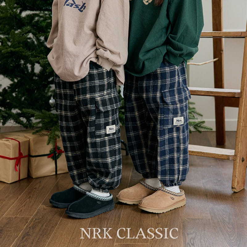 Nrk - Korean Children Fashion - #kidsshorts - Cargo Check Pants - 8