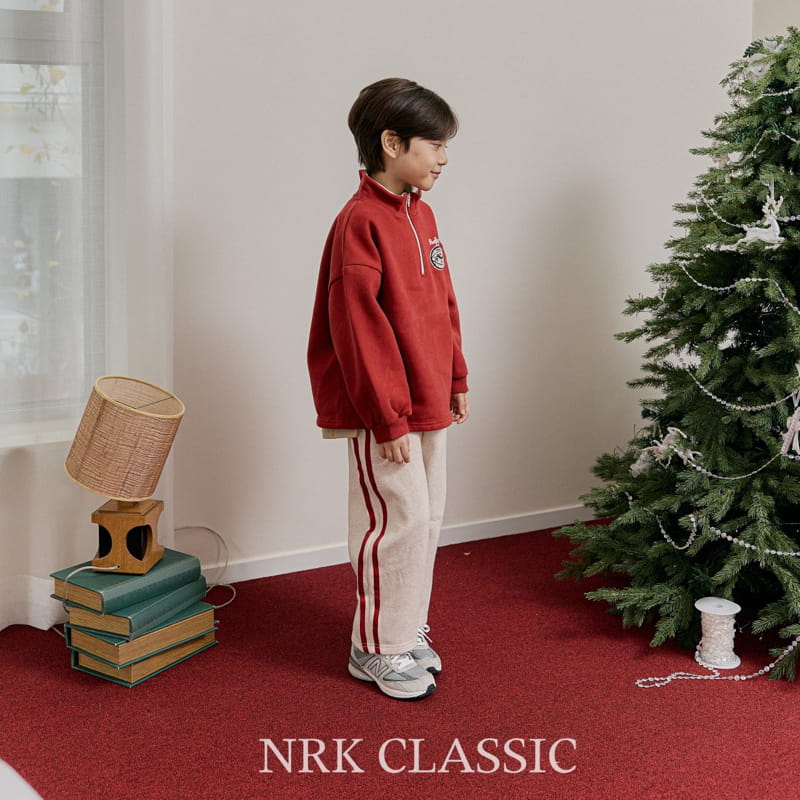 Nrk - Korean Children Fashion - #kidsstore - Fleece Tape Pants - 8