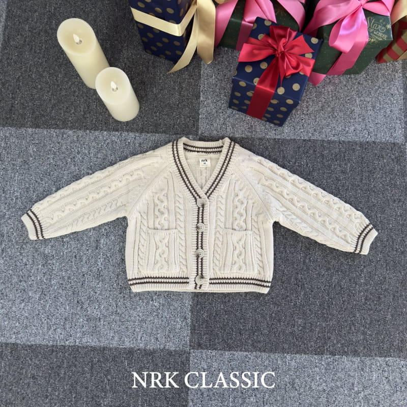 Nrk - Korean Children Fashion - #kidzfashiontrend - Twist Cardigan