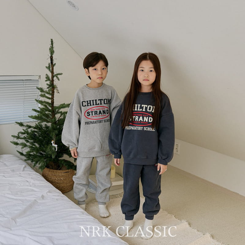 Nrk - Korean Children Fashion - #kidzfashiontrend - Chil Terry Top Bottom Set - 12