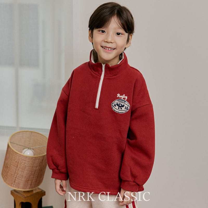 Nrk - Korean Children Fashion - #kidzfashiontrend - Zipper Embroidery Sweatshirt - 9