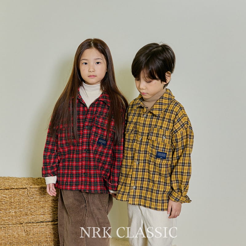 Nrk - Korean Children Fashion - #toddlerclothing - Fleece Check Shirt - 9