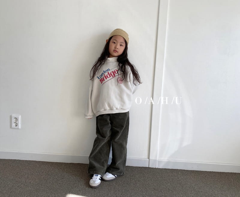 O'Ahu - Korean Children Fashion - #designkidswear - Ro Wide Rib Pants - 12