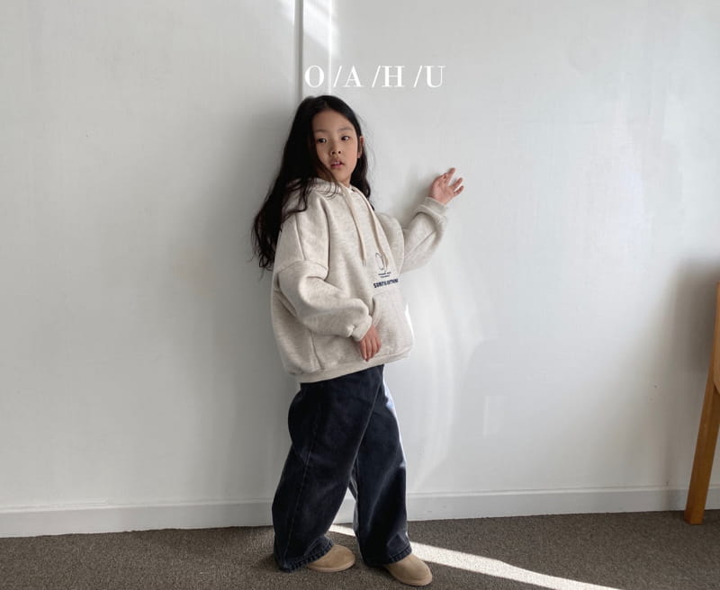 O'Ahu - Korean Children Fashion - #kidzfashiontrend - Crew Warm Wide Denim Pants - 7
