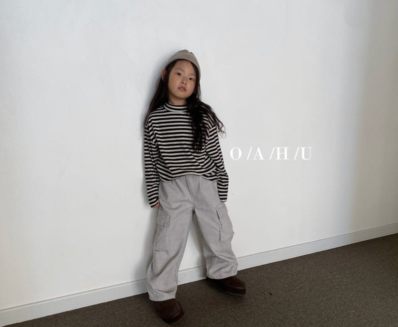 O'Ahu - Korean Children Fashion - #kidzfashiontrend - Setter Rib Cargo Pants - 5