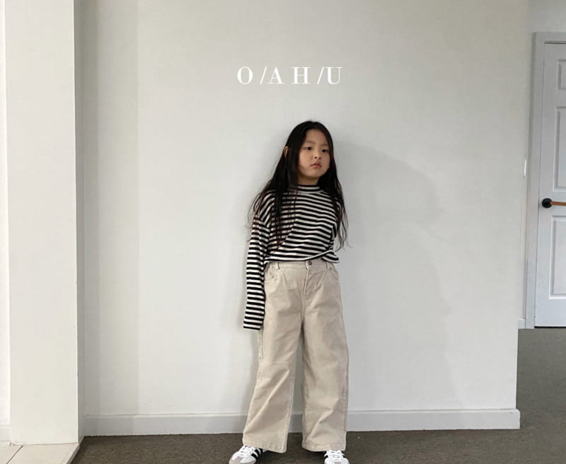 O'Ahu - Korean Children Fashion - #littlefashionista - Ro Wide Rib Pants - 3