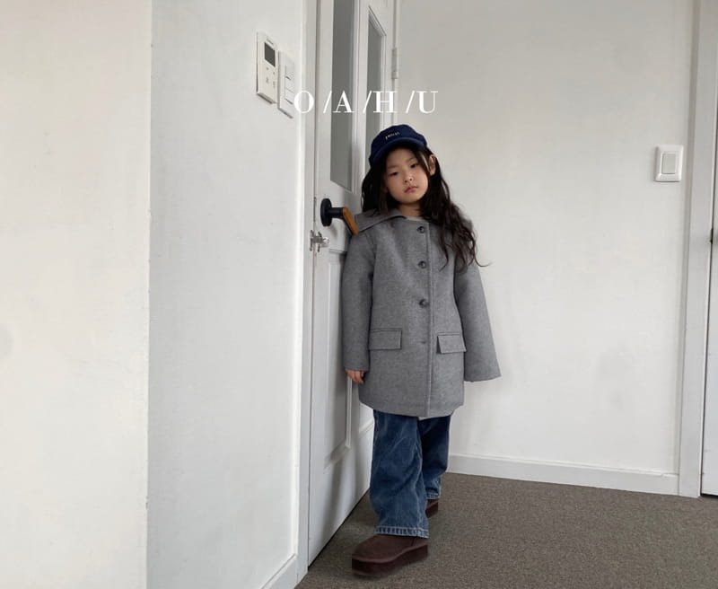 O'Ahu - Korean Children Fashion - #minifashionista - Crew Warm Wide Denim Pants - 11