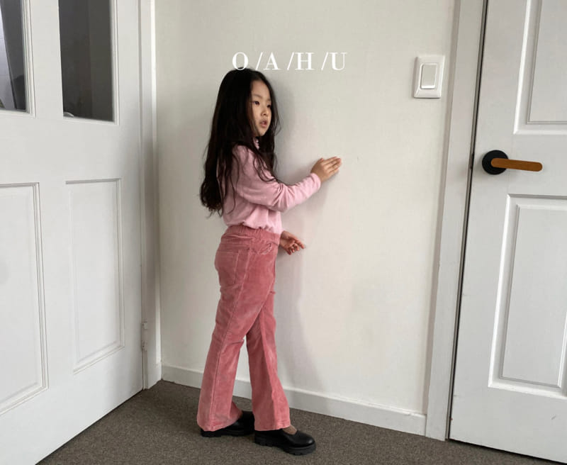 O'ahu - Korean Children Fashion - #childrensboutique - Muze Velvet Pants - 12