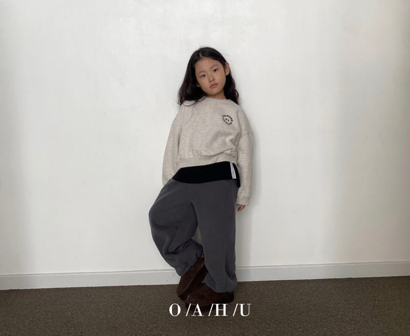 O'ahu - Korean Children Fashion - #designkidswear - Woof Short Sweatshirt