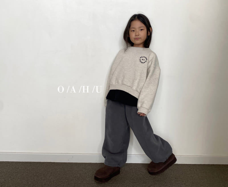 O'ahu - Korean Children Fashion - #fashionkids - Woof Short Sweatshirt - 3