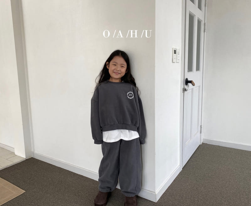 O'ahu - Korean Children Fashion - #fashionkids - Woof Short Sweatshirt - 4