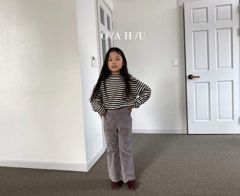 O'ahu - Korean Children Fashion - #kidsshorts - Nu Stripes Tee - 2