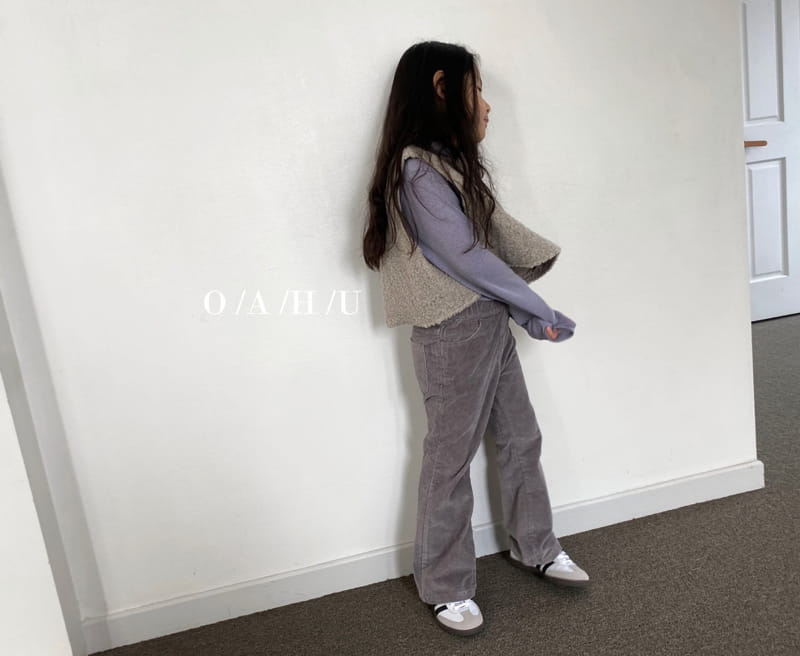 O'ahu - Korean Children Fashion - #kidsstore - Muze Velvet Pants