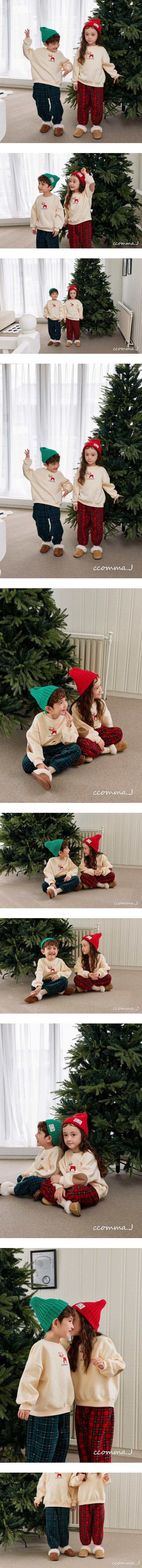 Oda - Korean Children Fashion - #designkidswear - Merry Rudolph Sweatshirt