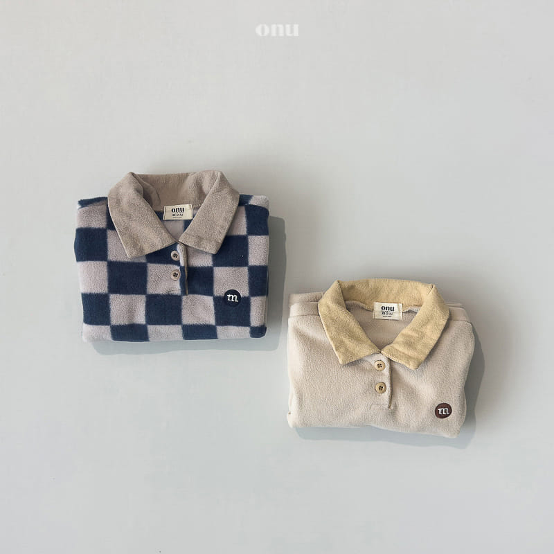 Onu - Korean Children Fashion - #Kfashion4kids - Collar Fleece Tee - 3