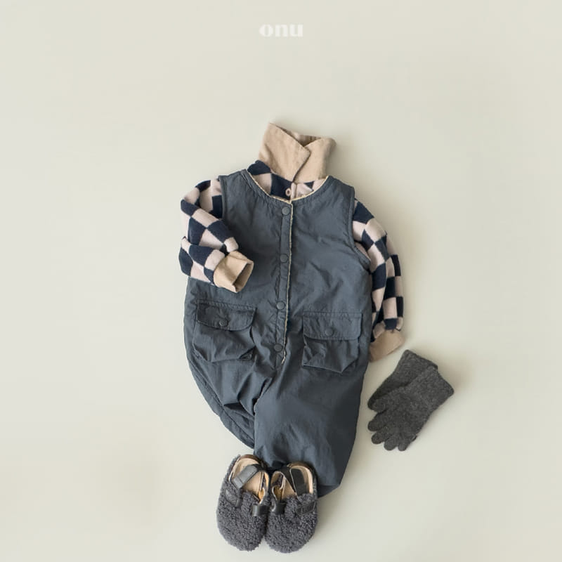 Onu - Korean Children Fashion - #designkidswear - Collar Fleece Tee - 11