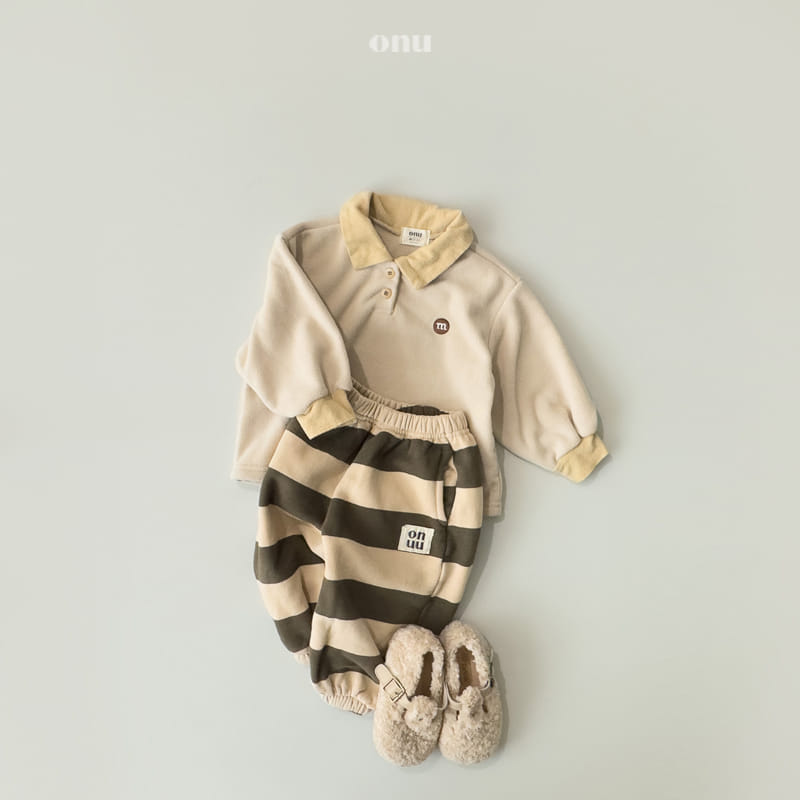 Onu - Korean Children Fashion - #discoveringself - Collar Fleece Tee - 12