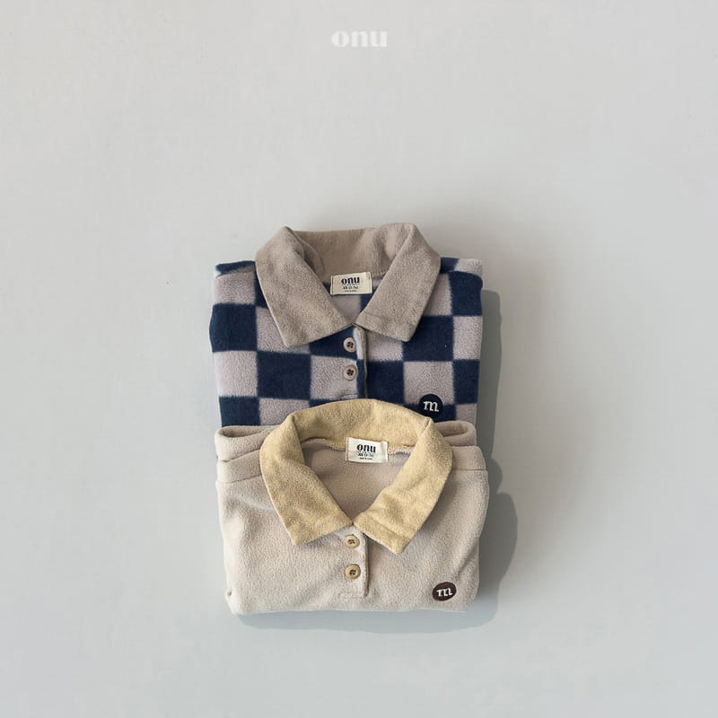 Onu - Korean Children Fashion - #Kfashion4kids - Collar Fleece Tee - 4