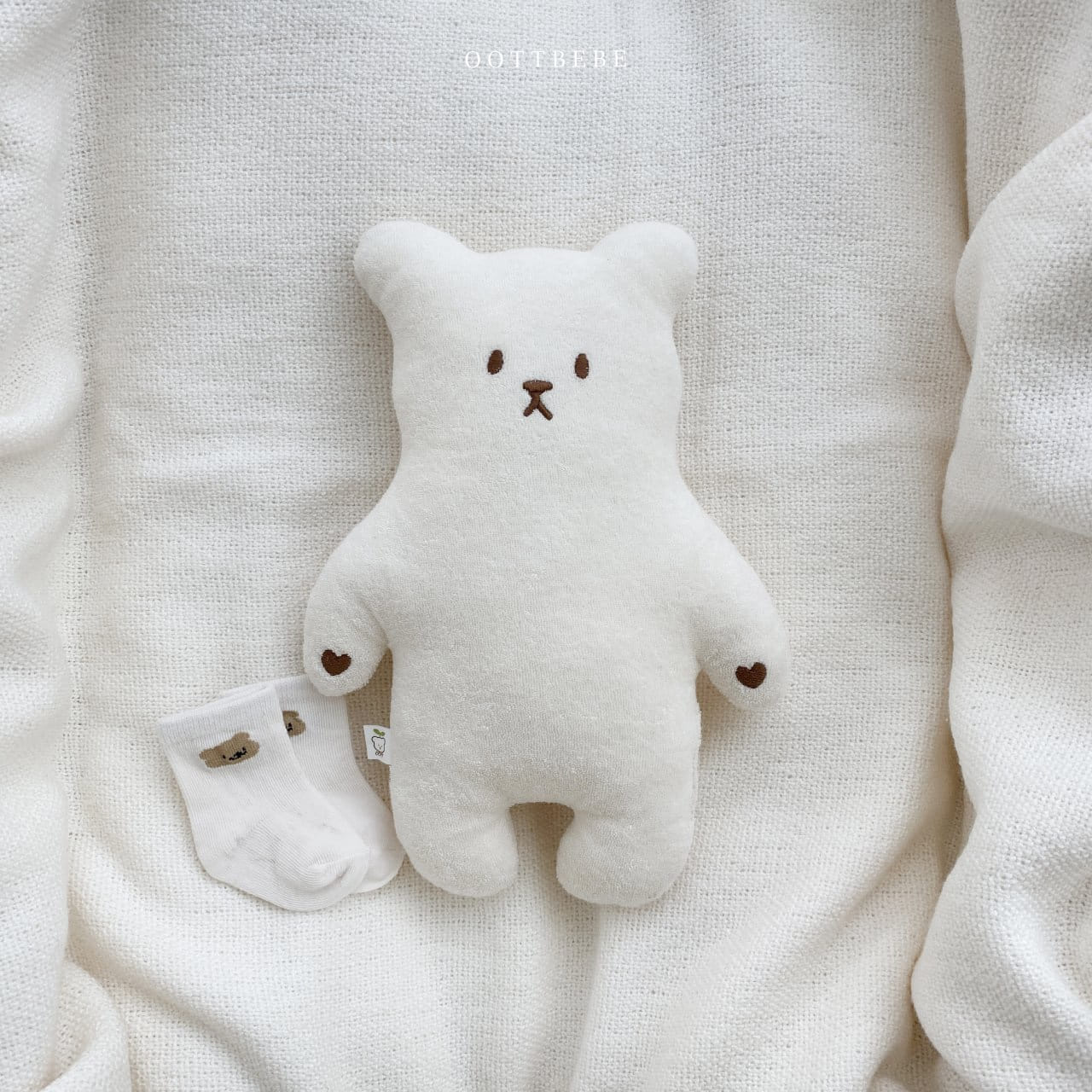 Oott Bebe - Korean Baby Fashion - #babyboutique - Organic Baby Bear Rabbit doll - 6