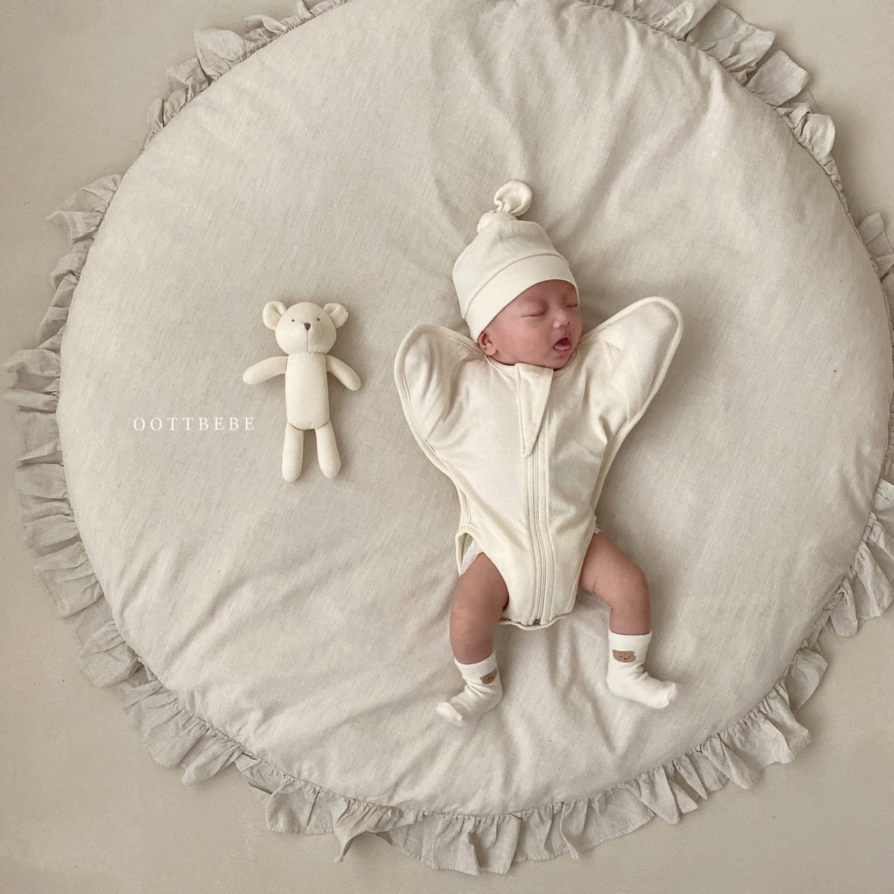 Oott Bebe - Korean Baby Fashion - #babyboutique - Organic Baby C Mesh Easywear - 3
