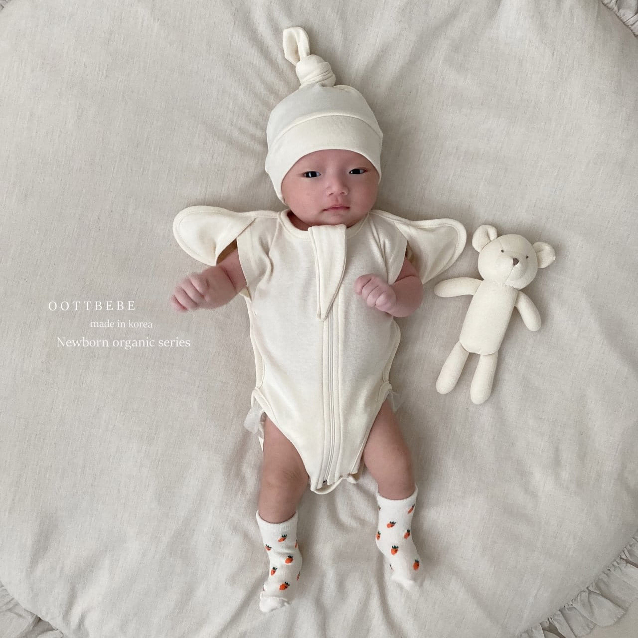 Oott Bebe - Korean Baby Fashion - #babyboutique - Organic Baby C Mesh Easywear - 4