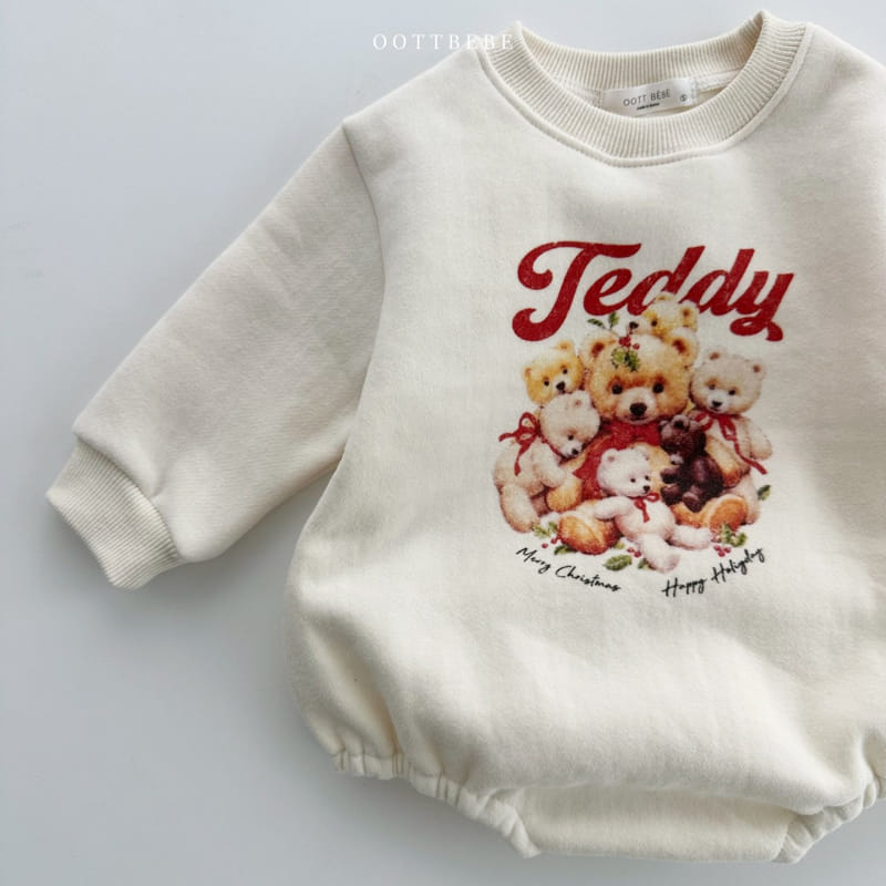 Oott Bebe - Korean Baby Fashion - #babyboutiqueclothing - Big Teddy Bodysuit - 5