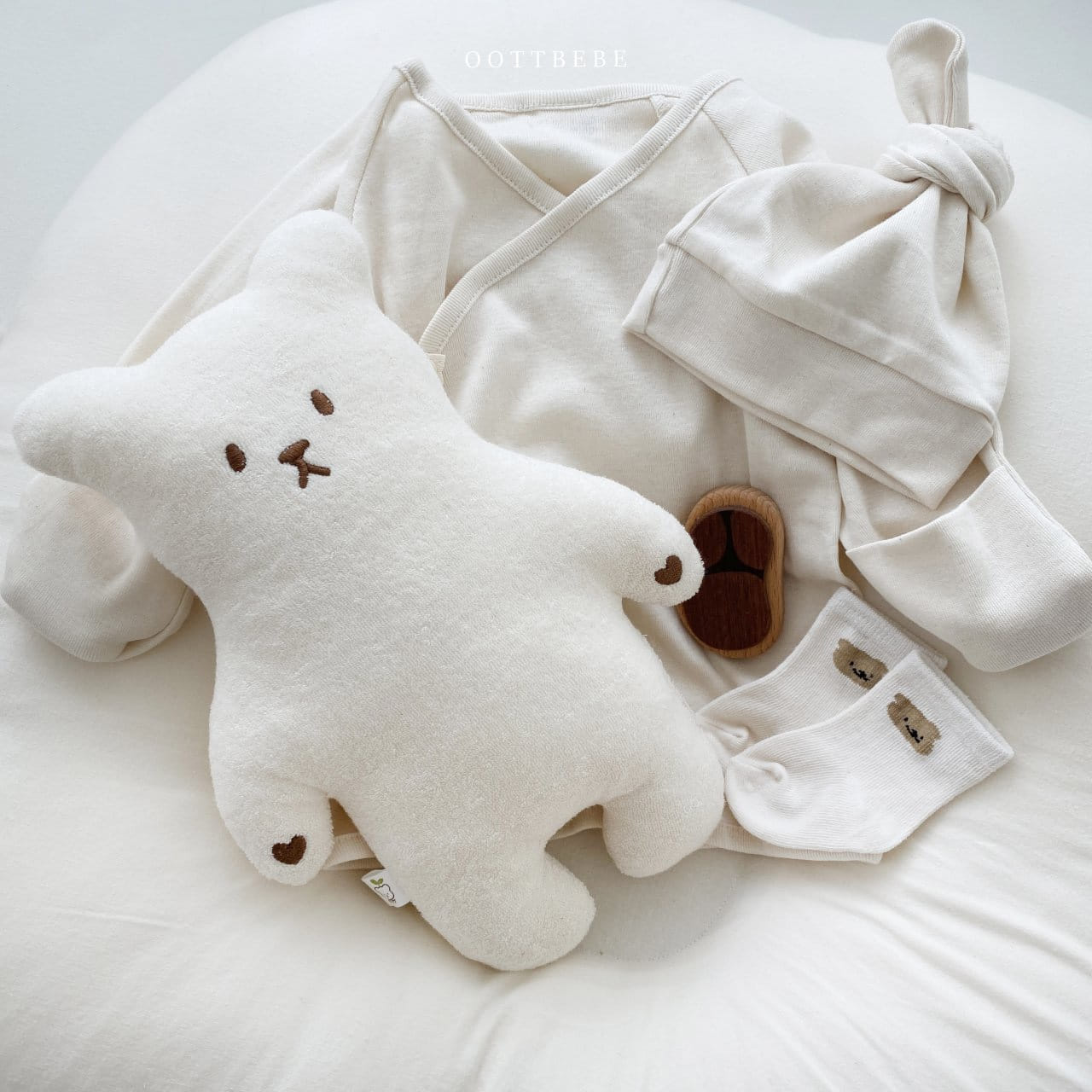 Oott Bebe - Korean Baby Fashion - #babyboutiqueclothing - Organic Baby Bear Rabbit doll - 7