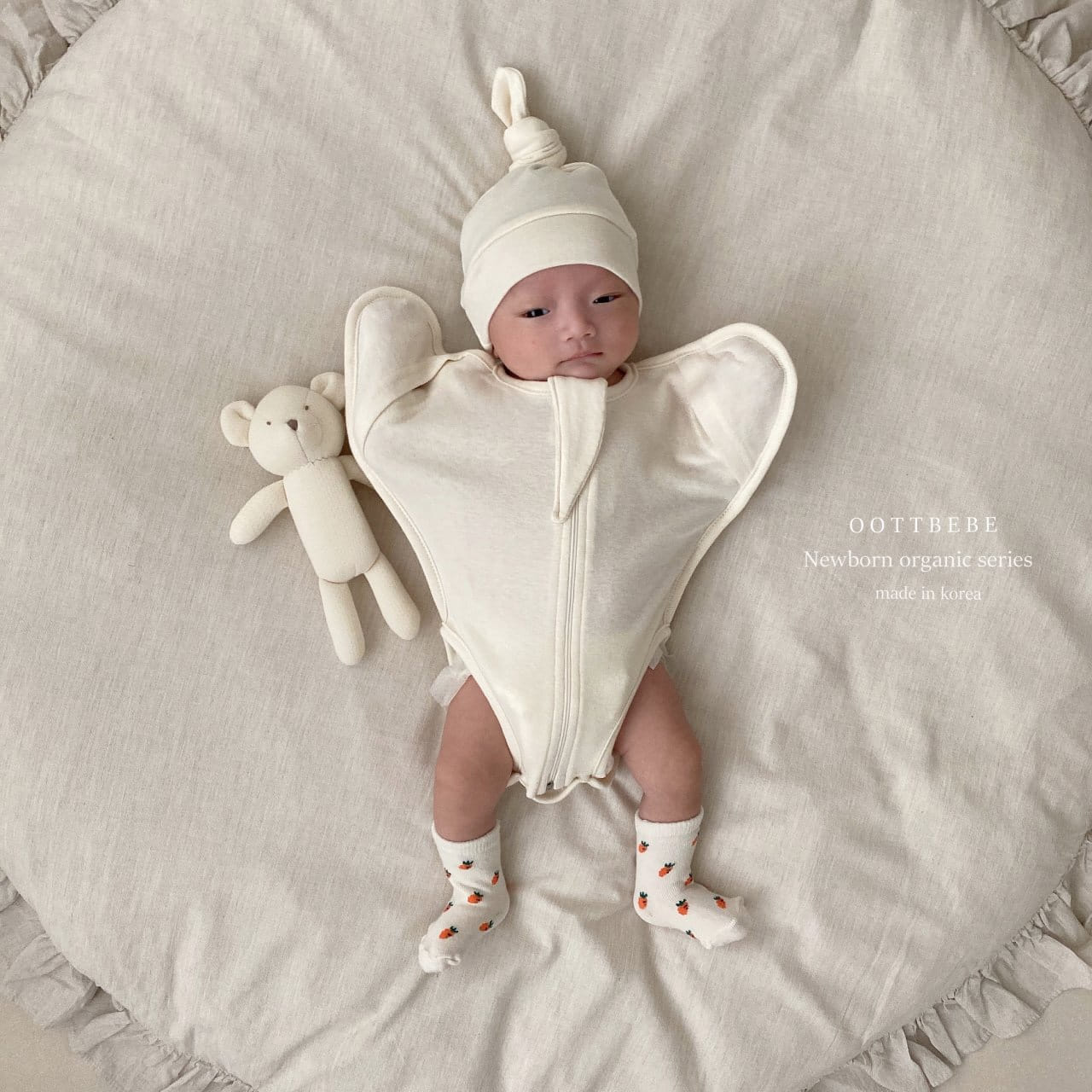Oott Bebe - Korean Baby Fashion - #babyboutiqueclothing - Organic Baby C Mesh Easywear - 5