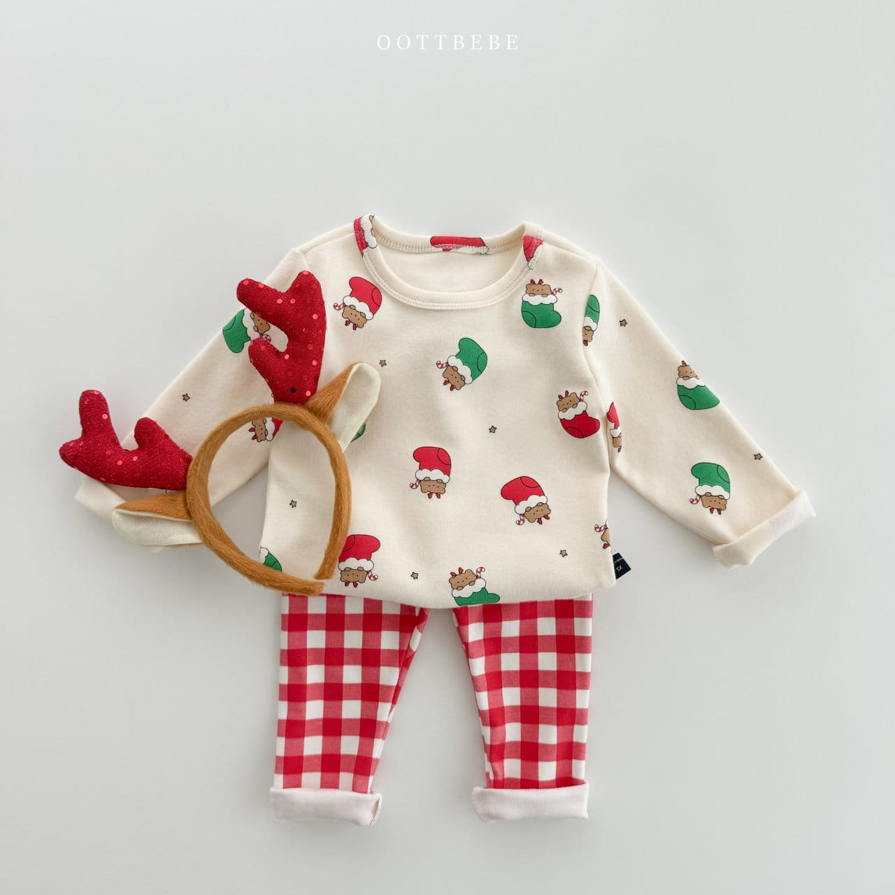 Oott Bebe - Korean Baby Fashion - #babyboutiqueclothing - Carroll Check Easywear