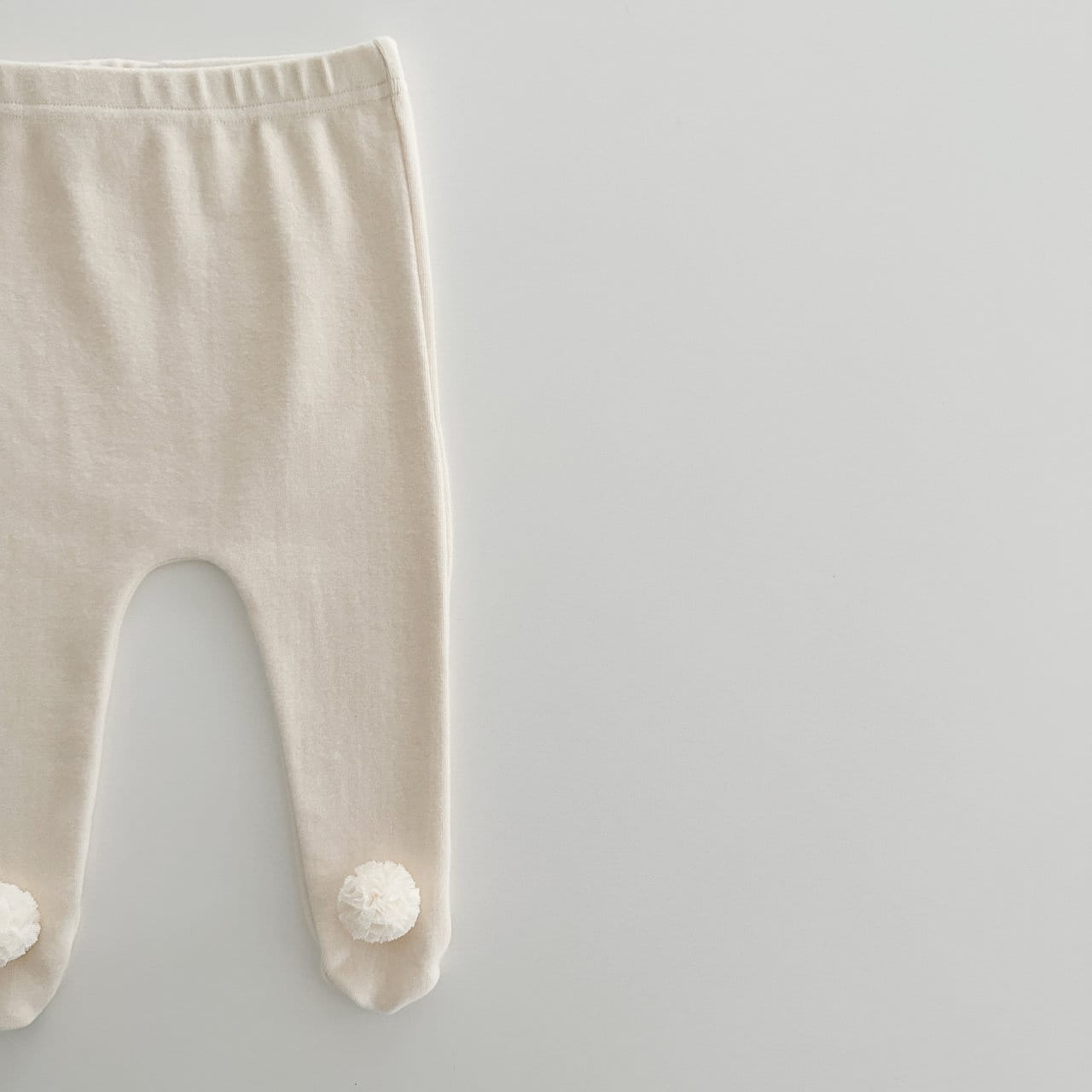 Oott Bebe - Korean Baby Fashion - #babyclothing - Pome Foot Leggings - 12