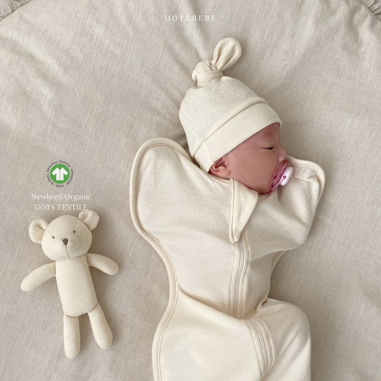 Oott Bebe - Korean Baby Fashion - #babyclothing - Organic Butterfly Baby C Mesh Easywear - 5