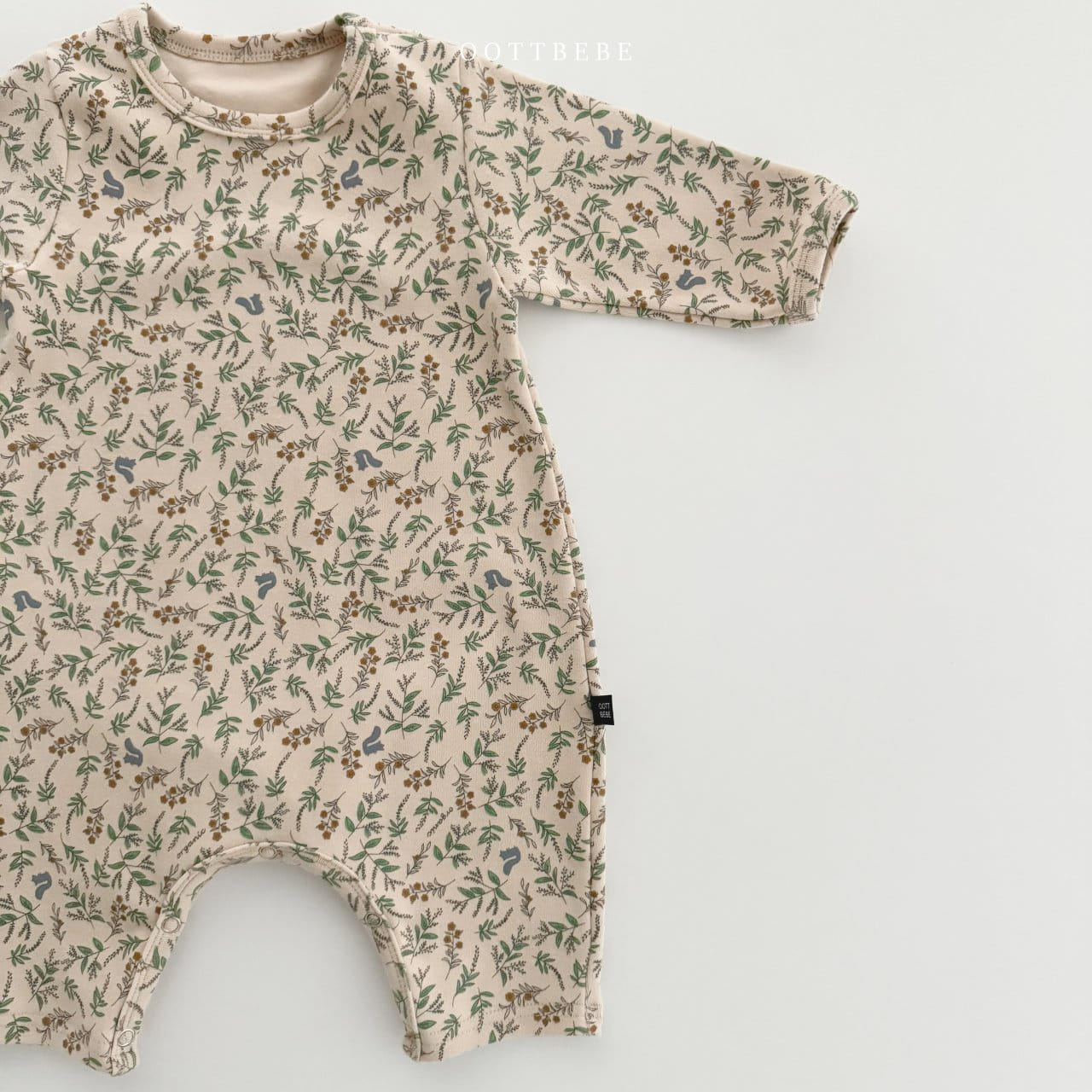 Oott Bebe - Korean Baby Fashion - #babyclothing - Bebe Flower Body Suit - 8