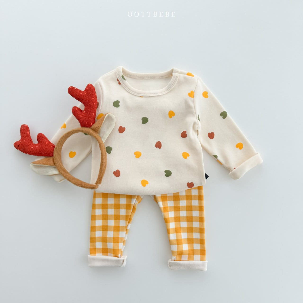 Oott Bebe - Korean Baby Fashion - #babyfashion - Carroll Check Easywear - 3