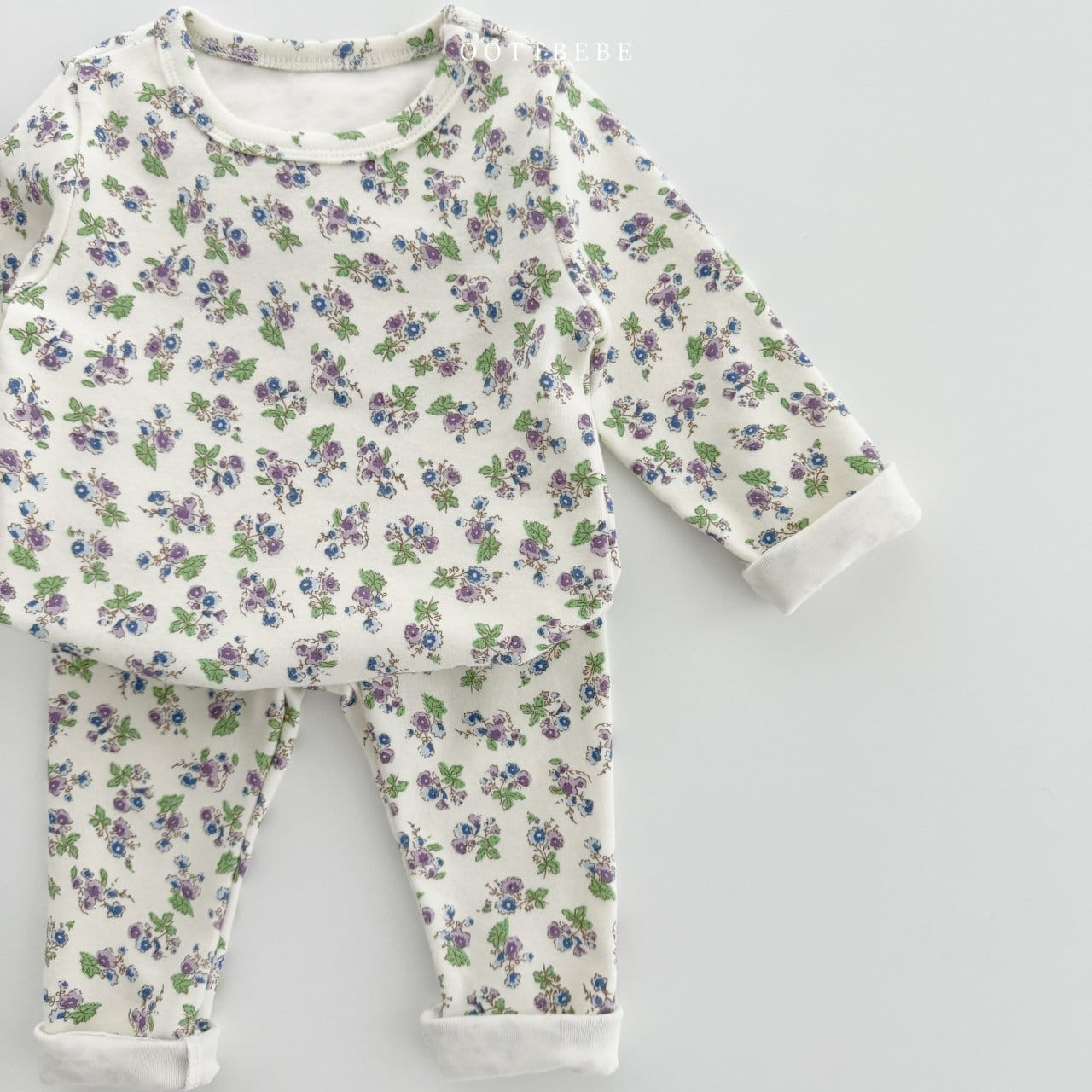 Oott Bebe - Korean Baby Fashion - #babyfashion - Bebe Flower Easywear - 8
