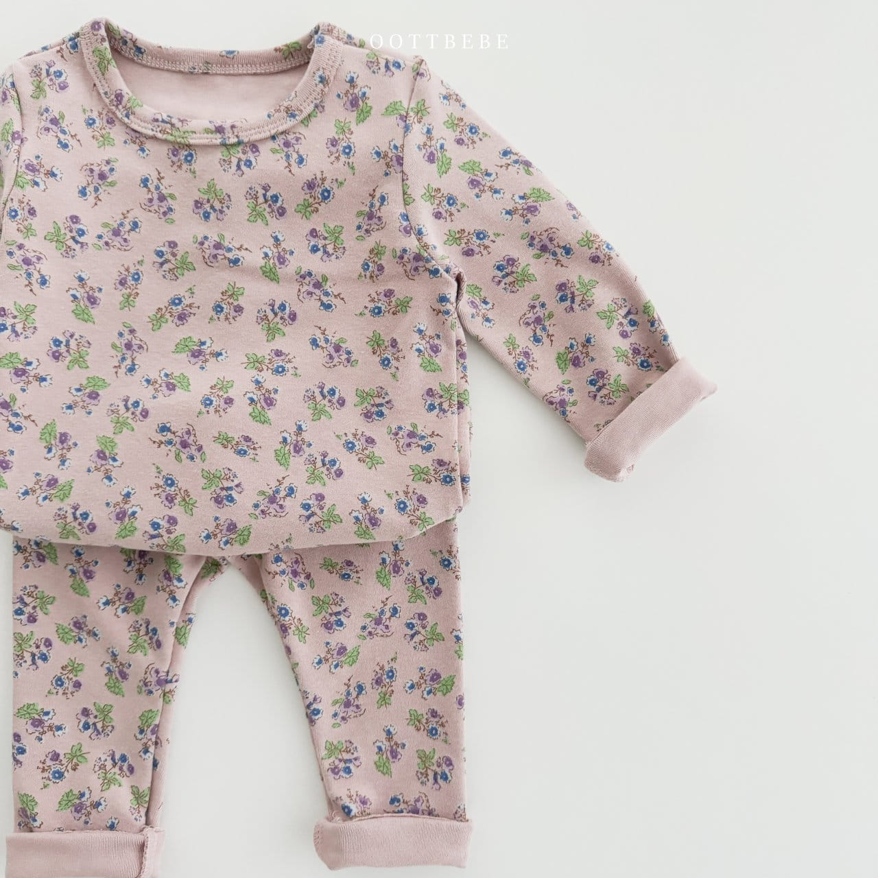 Oott Bebe - Korean Baby Fashion - #babyfever - Bebe Flower Easywear - 9