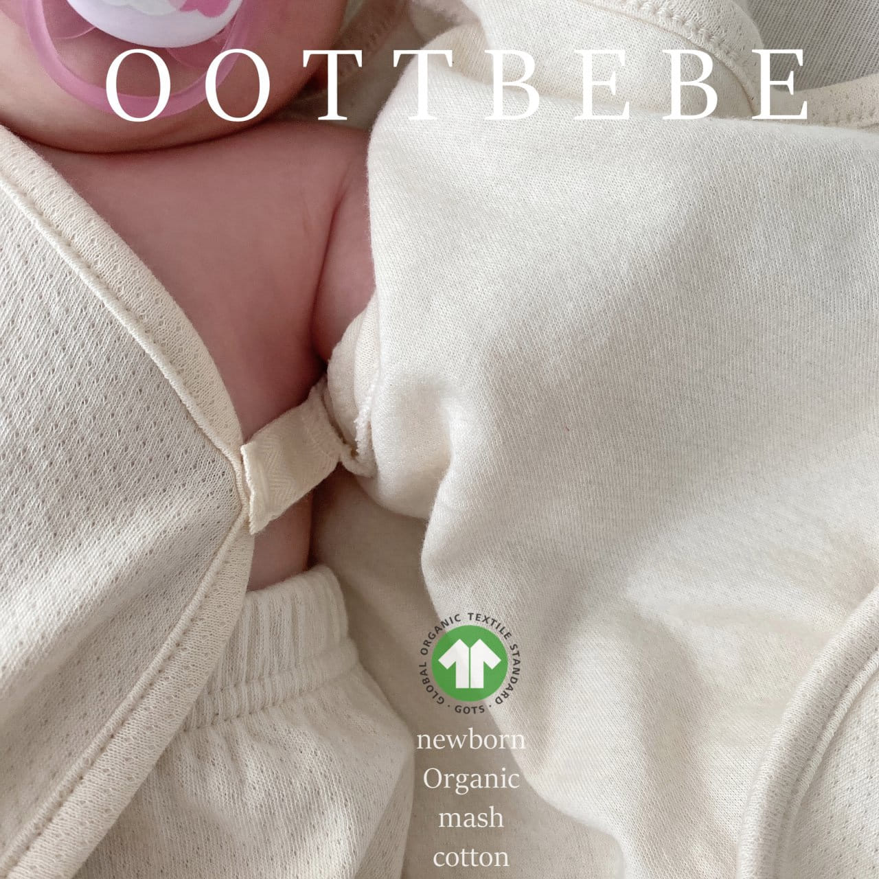 Oott Bebe - Korean Baby Fashion - #babygirlfashion - Organic Baby Baenaejeogori Bonnet Set - 7